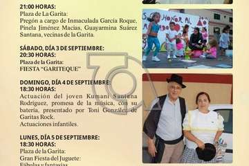 Programa completo de las fiestas de La Garita 2022/TA.